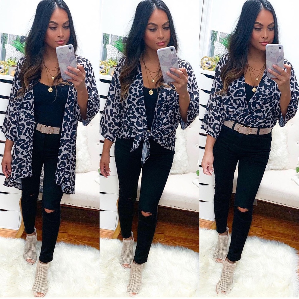 Leopard Kimono